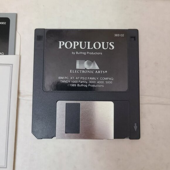 Populous | Electronic Arts, Bullfrog 1989 | BIG BOX PC 3.5" - 5.25" Disks - Picture 7 of 10
